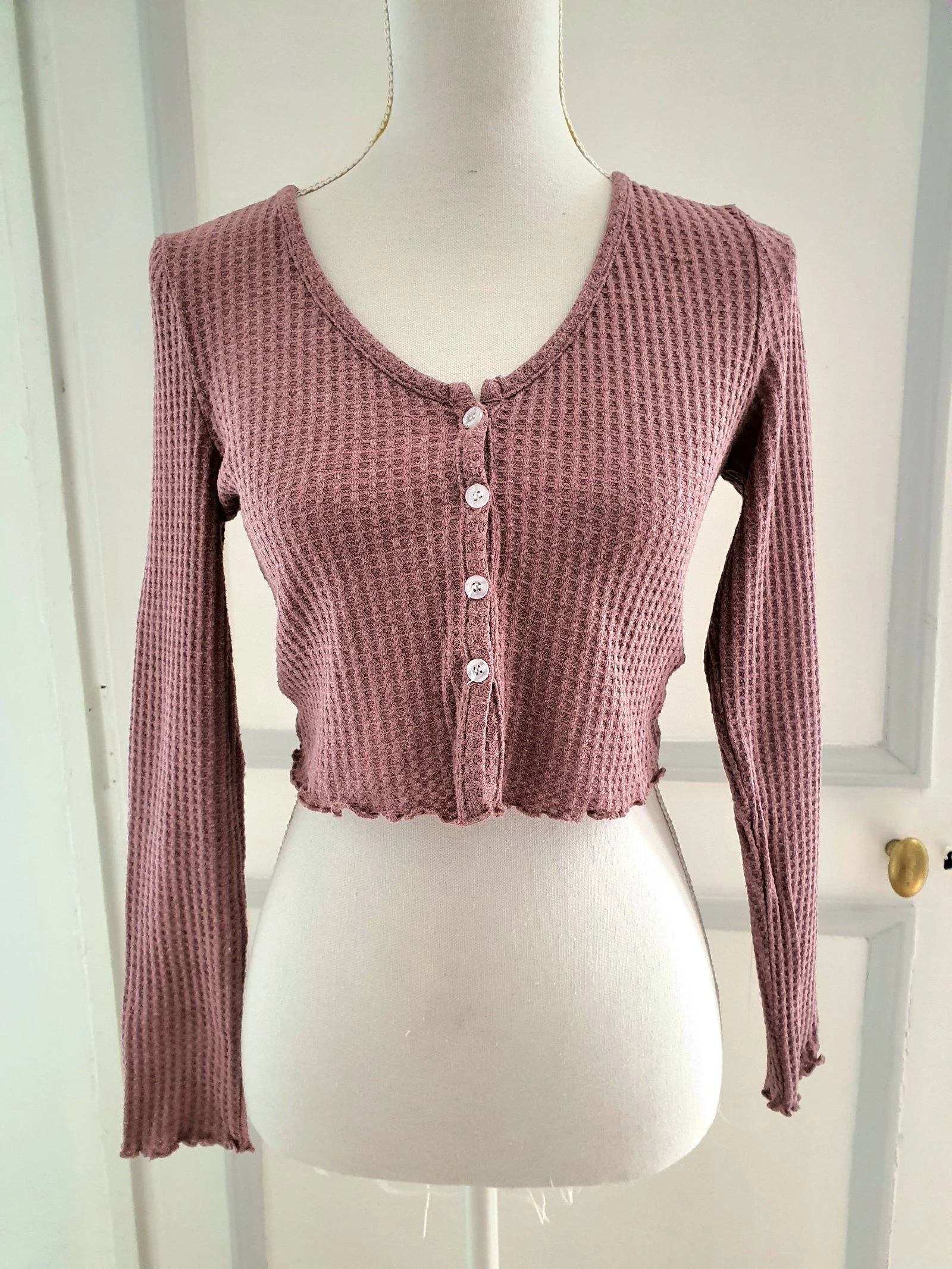 Crop top cardigan – photo 2
